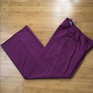Haystacks Purple Wide Leg Crop Lounge Pants